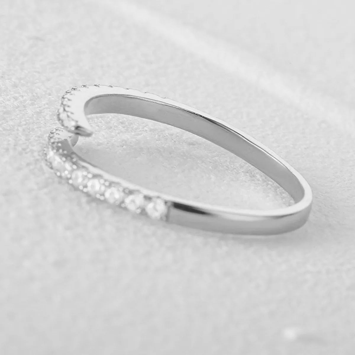 Luxurious Zircon Adjustable Ring