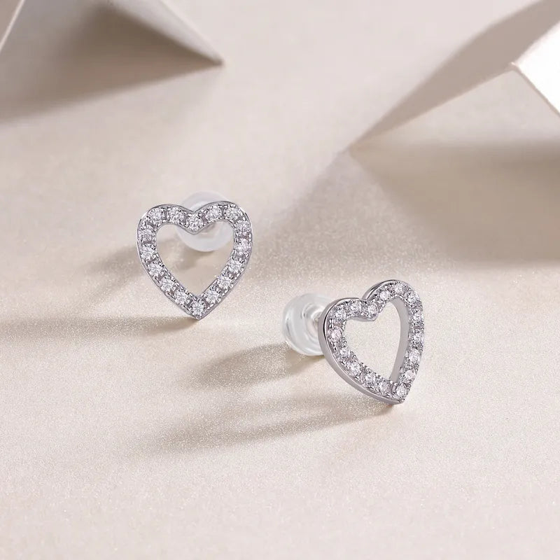 Moissanite GRA Stud Earrings Trio