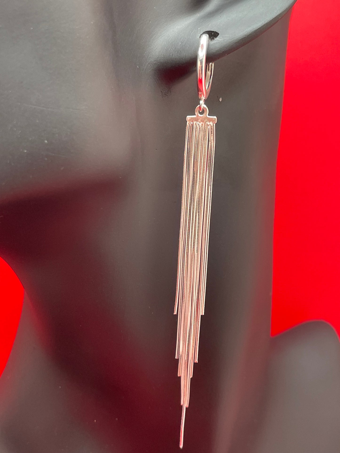 Tassel Sterling Silver Drop Earrings