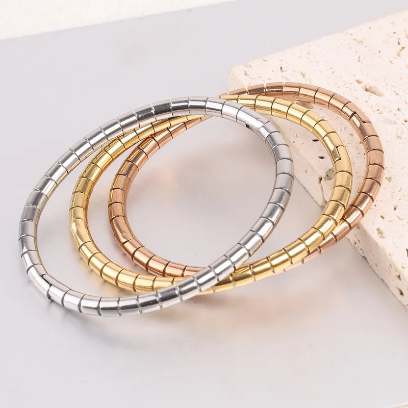 Simple Style Bangle Set