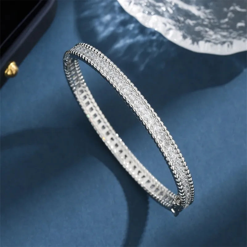 Elegant Zircon Bangle Bracelet