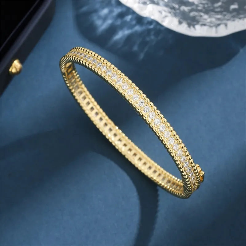 Elegant Zircon Bangle Bracelet