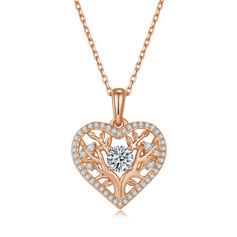 Heart Shape GRA Certificate Pendant Necklace