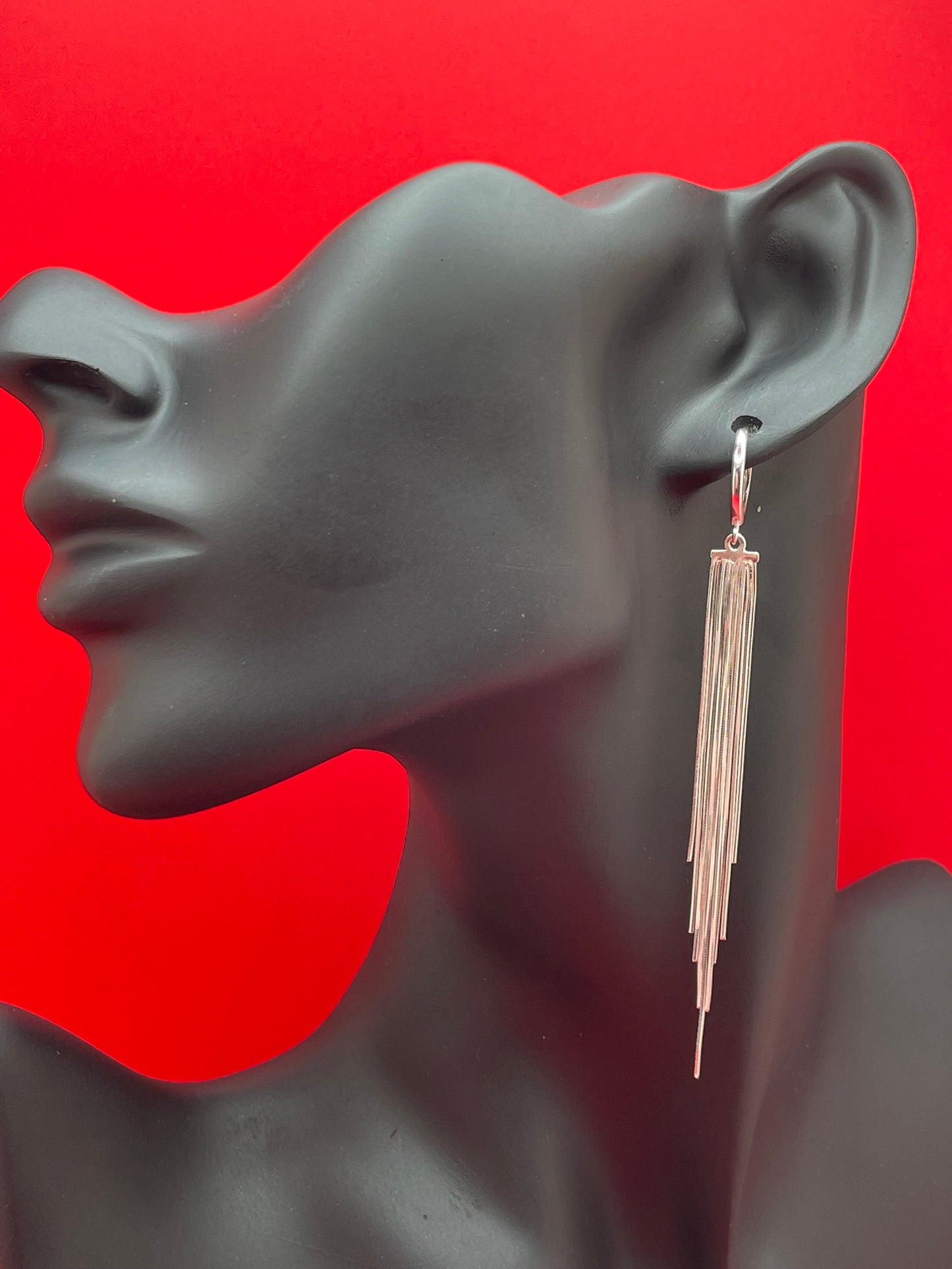 Tassel Sterling Silver Drop Earrings