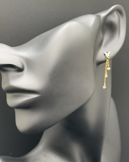 Gold | Sterling Silver | Zircon Drop Earrings