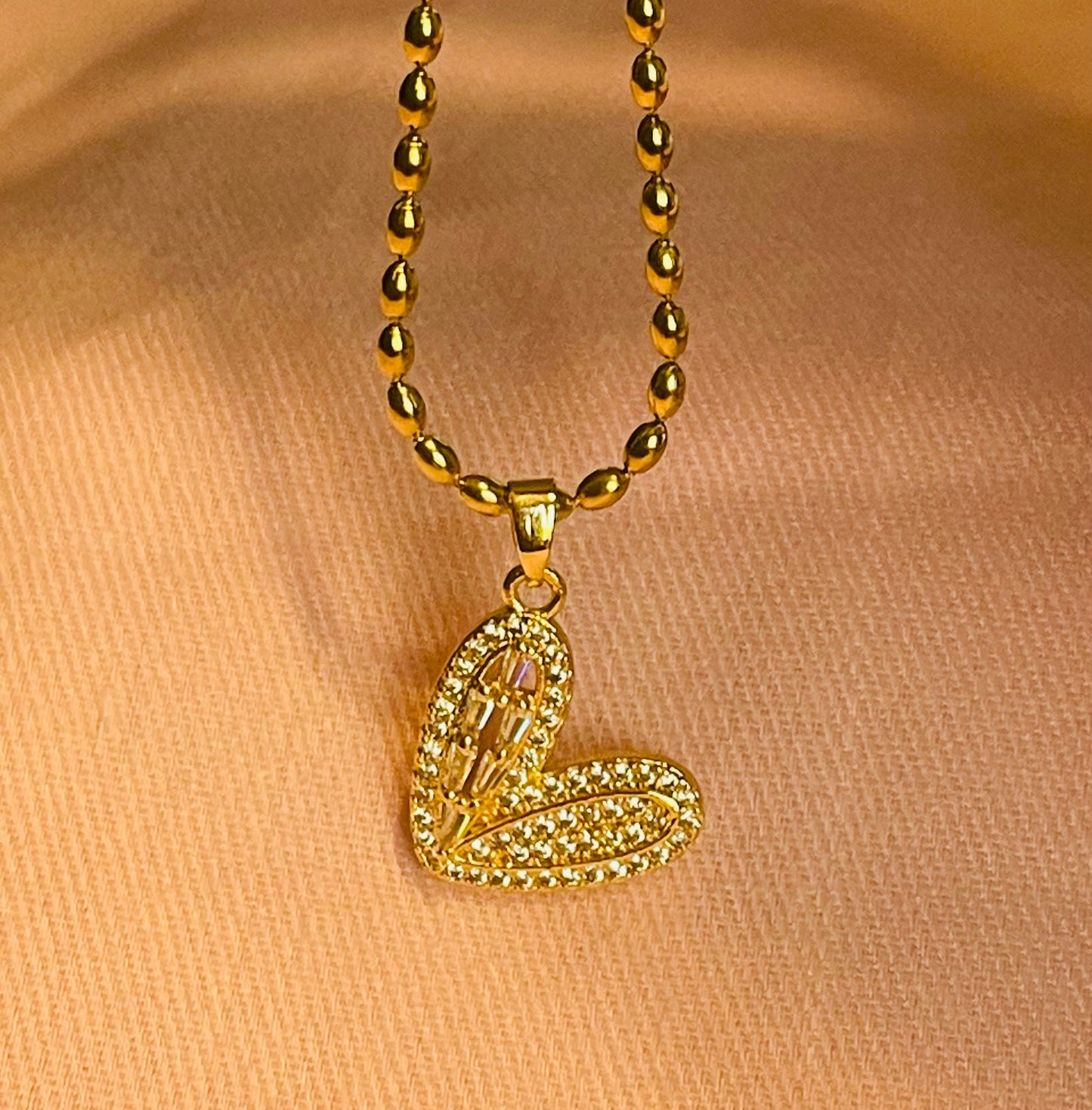 Heart Zircon Pendant Necklace