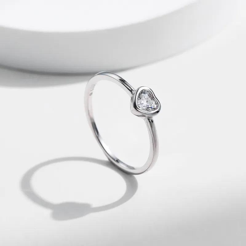 Heart Shape Moissanite GRA Ring